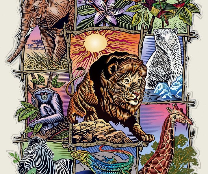 گالری آثار تصویرسازی راجر خاویر از آمریکا