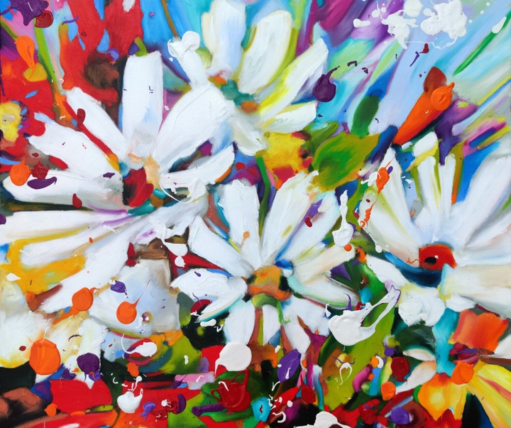 گالری آثار نقاشی انجی رایت از بریتانیا