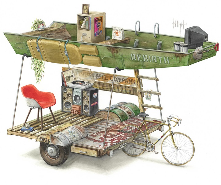 گالری آثار نقاشی آلوارو نادئو از برزیل