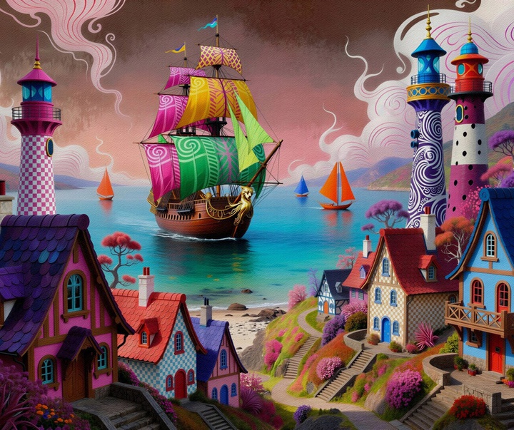 گالری نقاشی‌های اکرلیک لیا روشه از اسپانیا