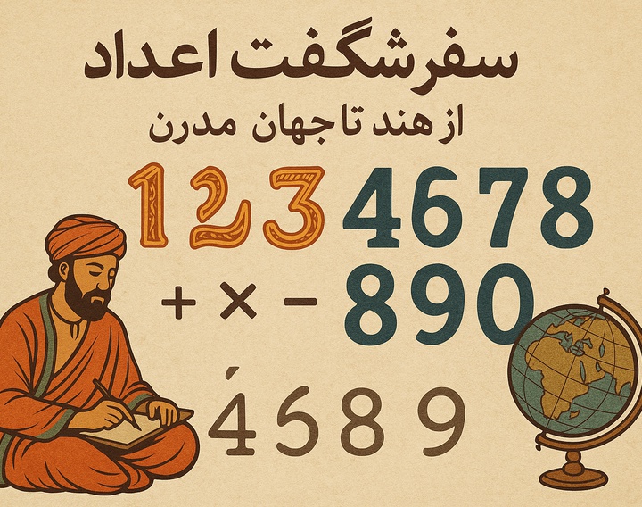 سفر شگفت‌انگیز اعداد: از هند تا جهان مدرن