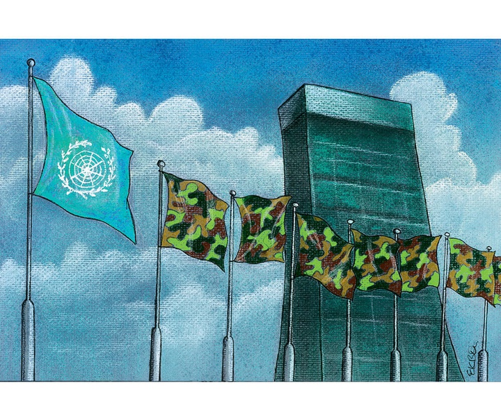 گالری منتخب کارتون‌هایی با موضوع جنگ و غزه