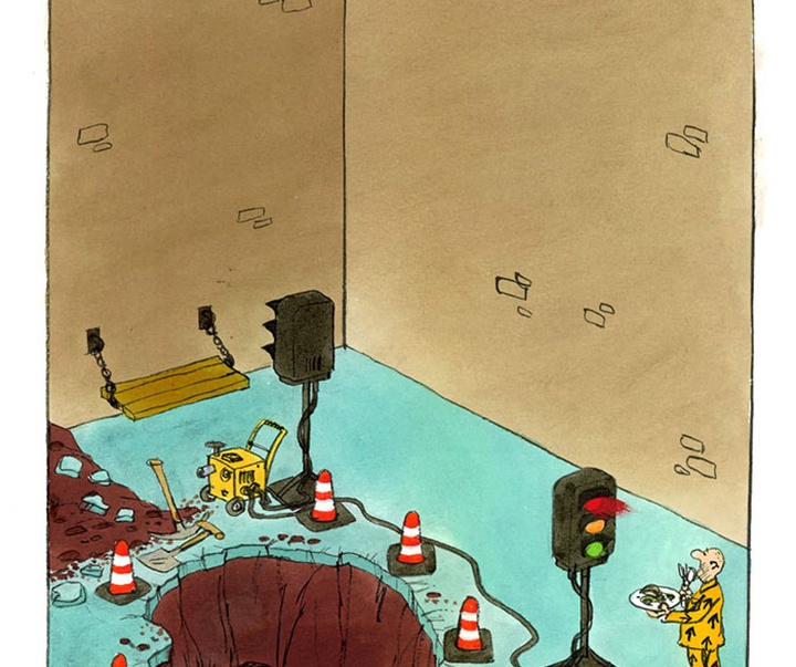 گالری آثار کارتون راس تامسون از انگلستان
