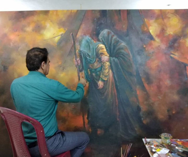 گالری نقاشی های علی بحرینی از ایران