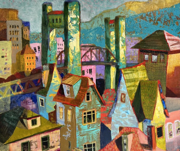 گالری آثار نقاشی اکرلیک پاول یورگنسن از کانادا