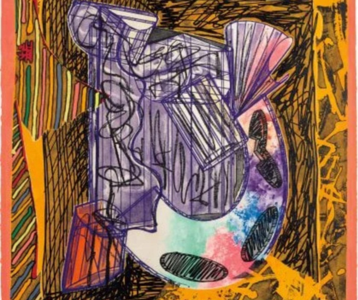 گالری آثار گرافیک فرانک استلا از آمریکا