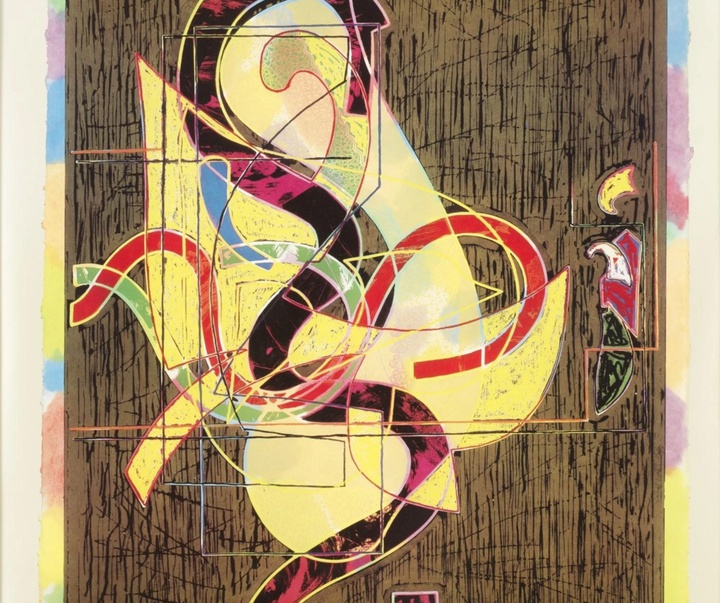 گالری آثار گرافیک فرانک استلا از آمریکا