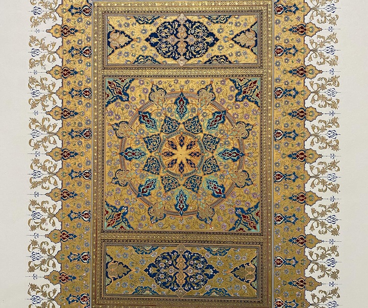 گالری آثار تذهیب فاطمه زارعی از ایران