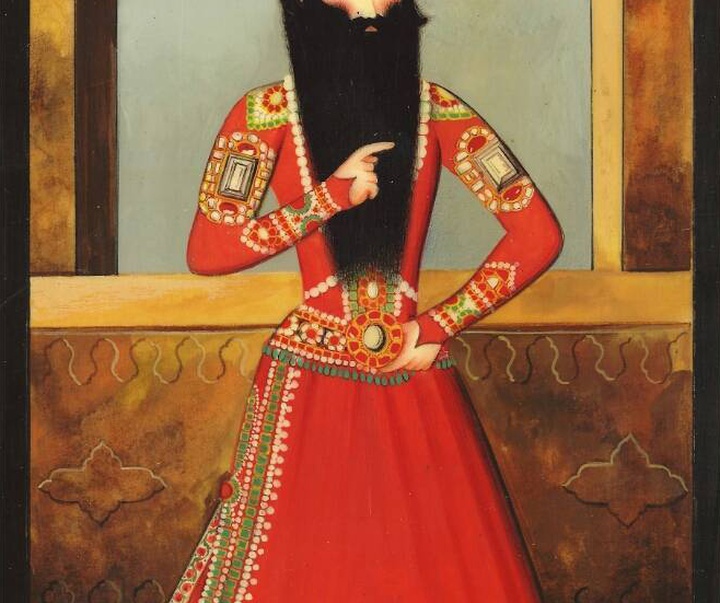گالری آثار نگارگری و گل و مرغ جواد نقش‌آفرین از ایران