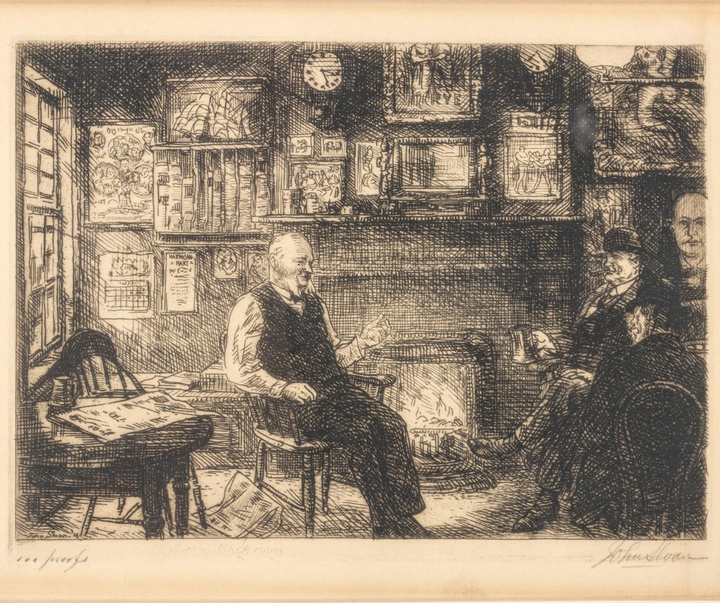 گالری تصویرسازی‌های جان اسلون از آمریکا