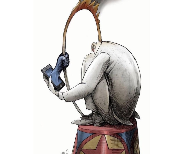 گالری آثار کارتون آنجل بولیگان از کوبا