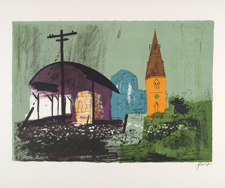 گالری آثار نقاشی و چاپ جان پایپر از انگلستان