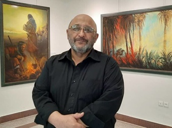 نمایشگاه آثار نقاشی عبدالحمید قدیریان در گالری حبیب‌اله صادقی