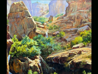 گالری آثار نقاشی رنگ روغن فواد مرادی