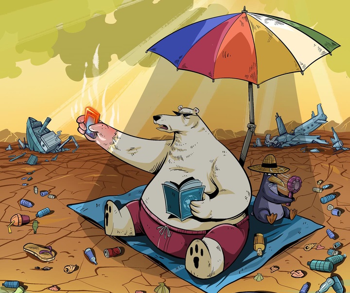 گالری آثار کارتون و کاریکاتور لاتراش یاسین از فرانسه