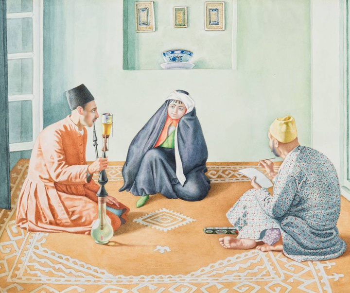 گالری آثار نقاشی و نگارگری عباس رسام‌ ارژنگی از ایران
