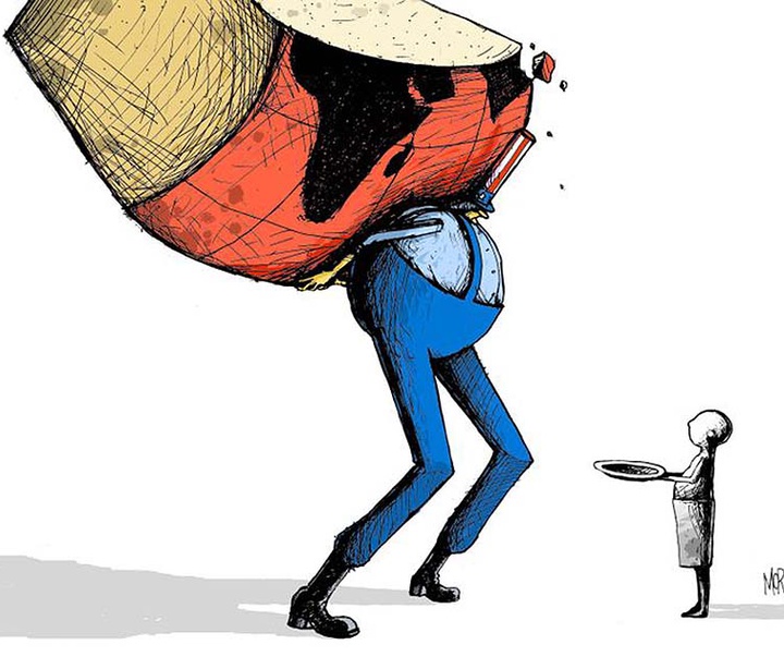 گالری آثار کارتون میشل مورو گومز از کوبا