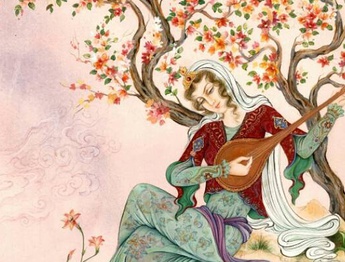 گالری آثار نگارگری و گل و مرغ جواد نقش‌آفرین از ایران