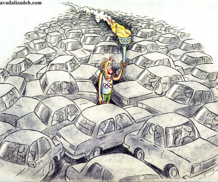 گالری آثار کارتون جواد علیزاده از ایران