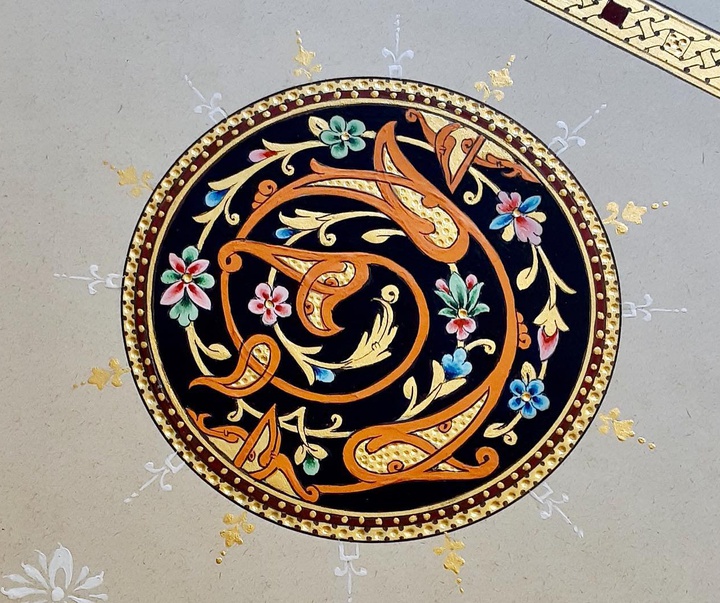 گالری آثار گل و مرغ و تذهیب آرمین رهبر از ایران