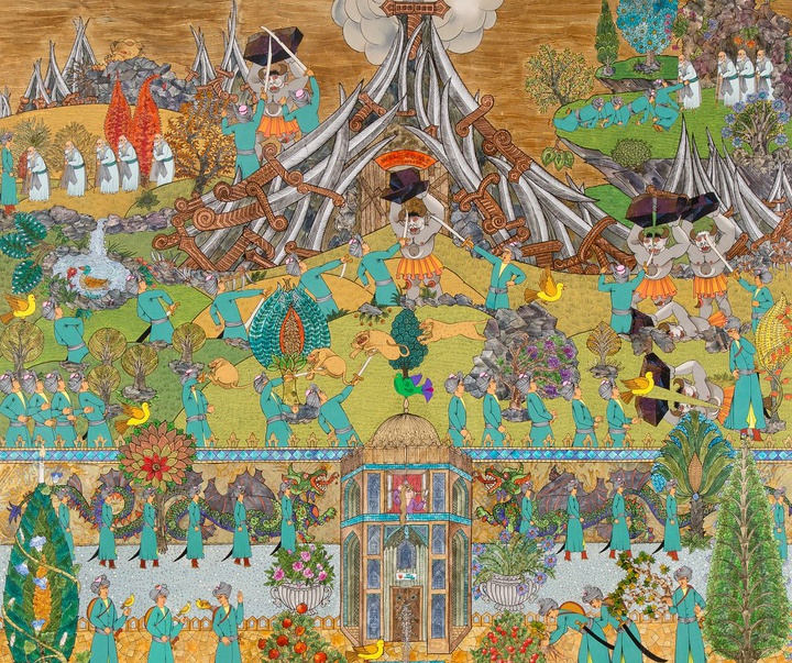 گالری آثار نقاشی علی اکبر صادقی از ایران