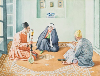 گالری آثار نقاشی و نگارگری عباس رسام‌ ارژنگی از ایران