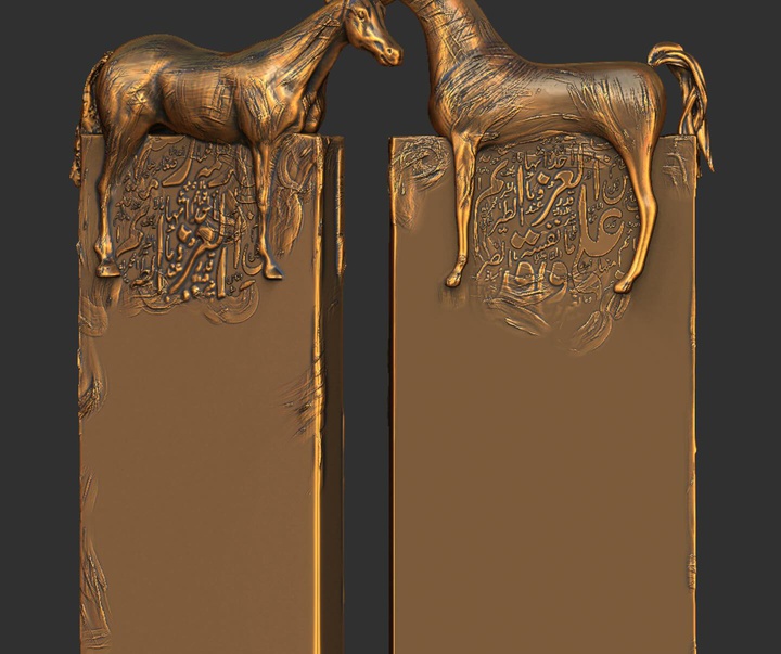 گالری آثار حجم و سرامیک خالد شاهین از اُردن