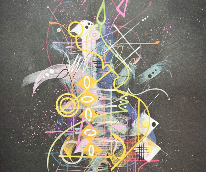 گالری آثار کالیگرافی محمد زمان از آمریکا