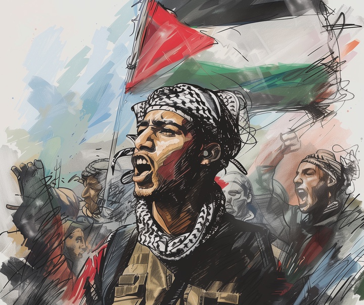 گالری تصویرسازی‌های عونی اشتیوه از فلسطین