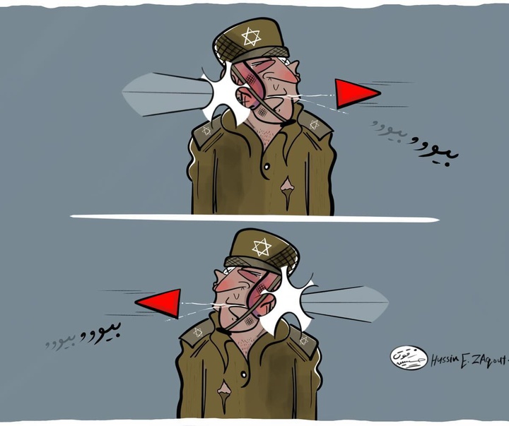 گالری آثار تصویرسازی حسین زقوت از فلسطین