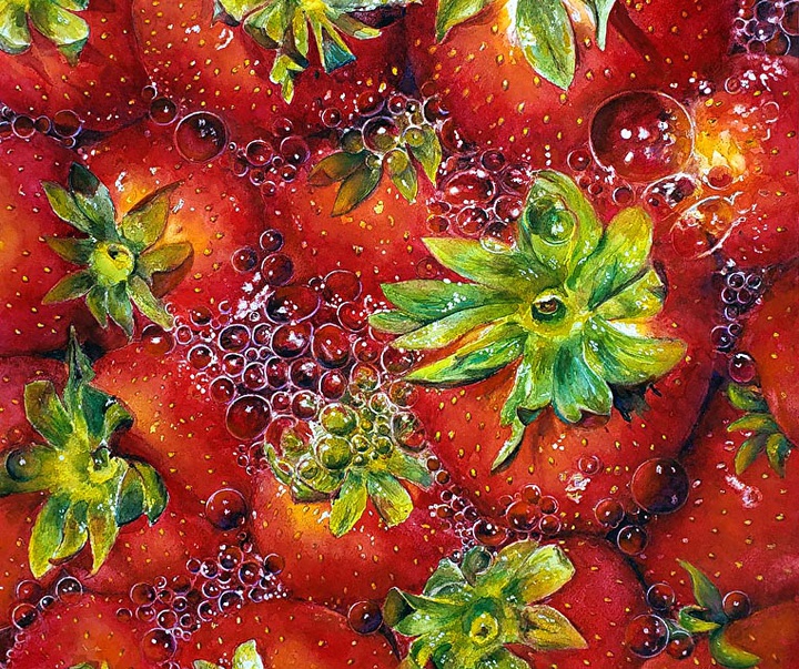گالری نقاشی های آبرنگ دایان مورگان از آمریکا