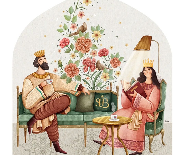 گالری تصویرگری های سارا نیک افروز از ایران