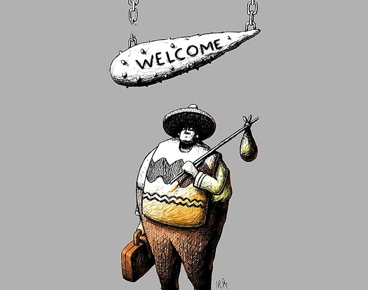 گالری کارتون‌های میشل مورو گومز از کوبا