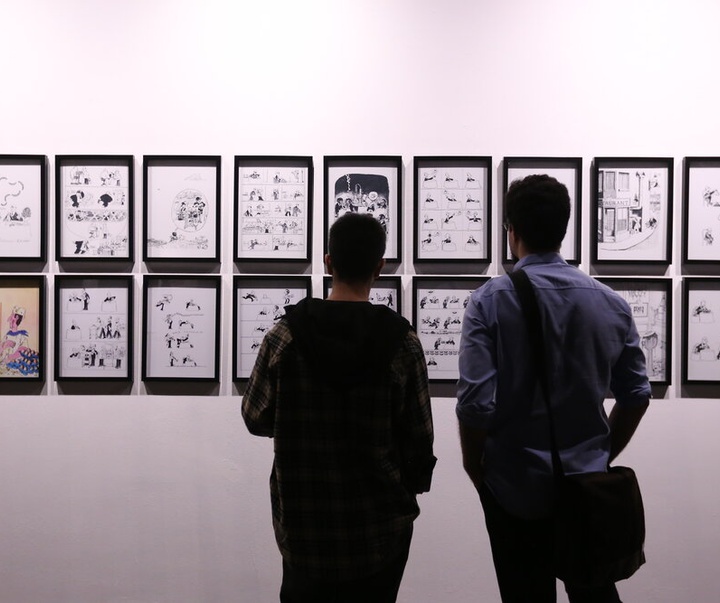 قاب‌های دیدنی از افتتاحیه نمایشگاه کارتون و کاریکاتور آمریکای لاتین