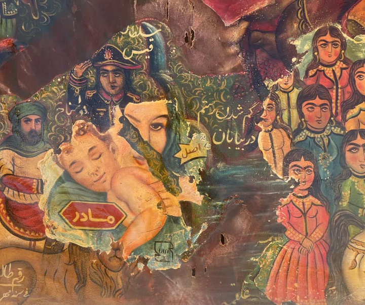 گالری نقاشی های نو قهوه خانه ای مهدی طالعی‌نیا از ایران