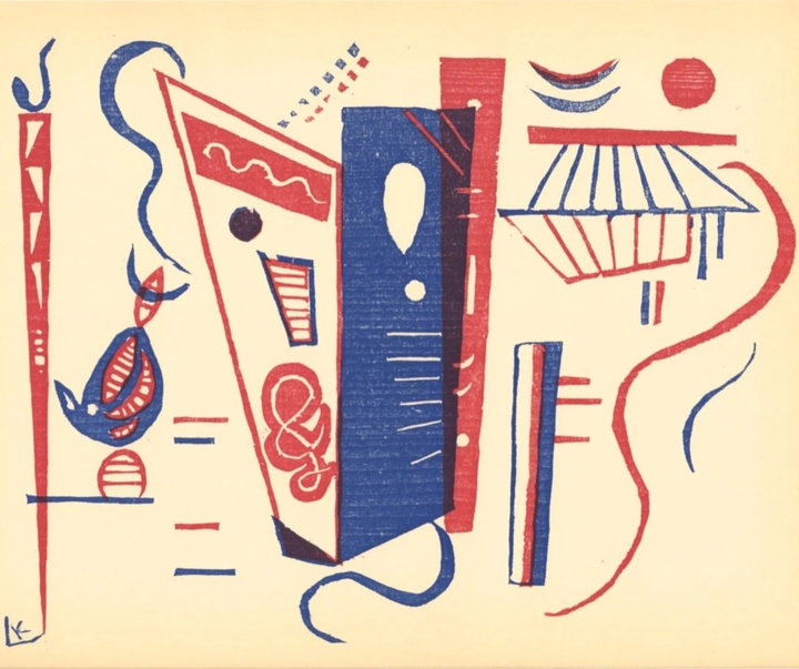 گالری آثار نقاشی واسیلی کاندینسکی از روسیه