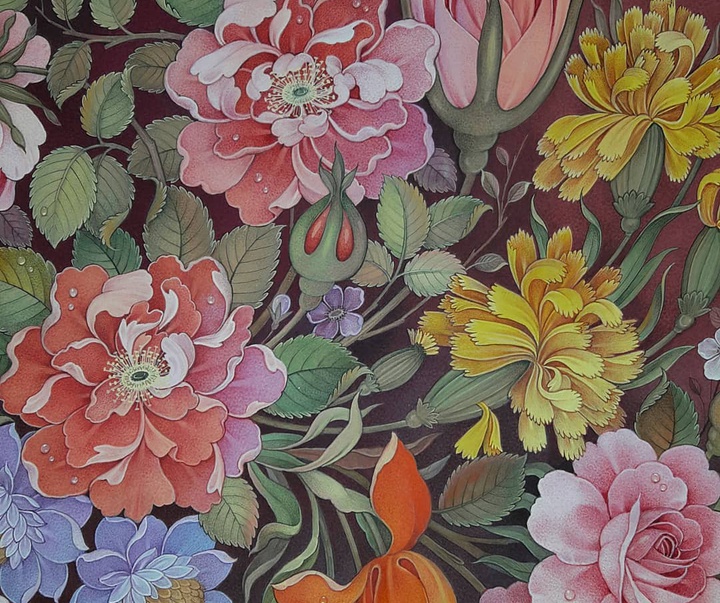 گالری آثار نگارگری و تذهیب امیر طهماسبی از ایران
