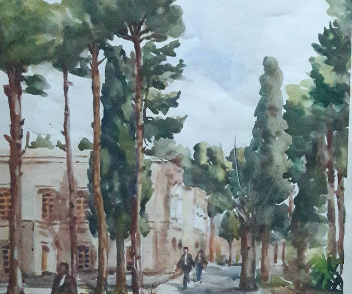 گالری آثار طراحی و نقاشی های ایرج یزدان‌پناه از ایران