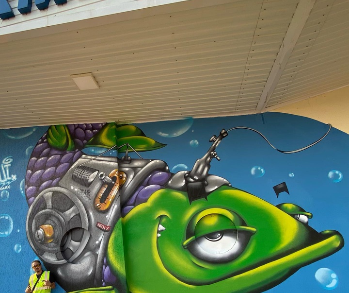 گالری نقاشی‌های خیابانی اثر گاکس از برزیل