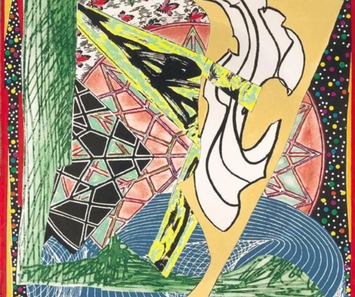 گالری آثار گرافیک فرانک استلا از آمریکا