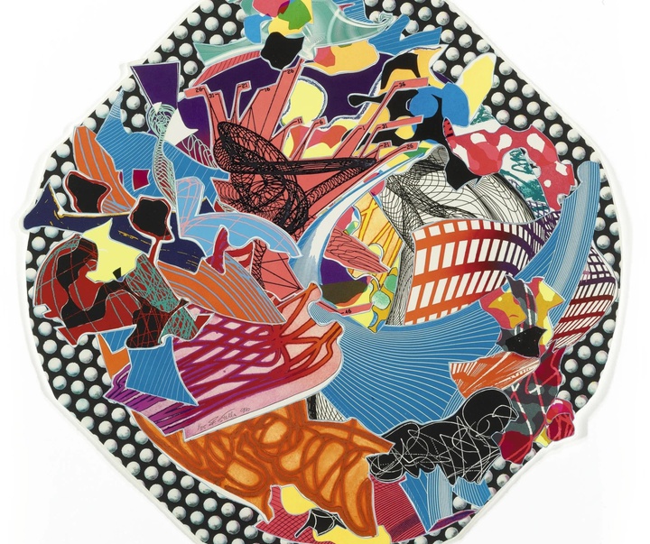 گالری آثار گرافیک فرانک استلا از آمریکا