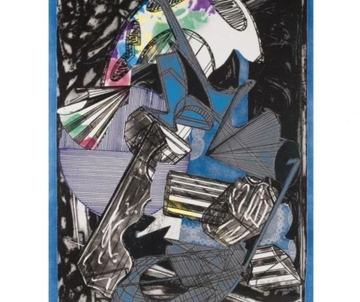 گالری آثار گرافیک فرانک استلا از آمریکا