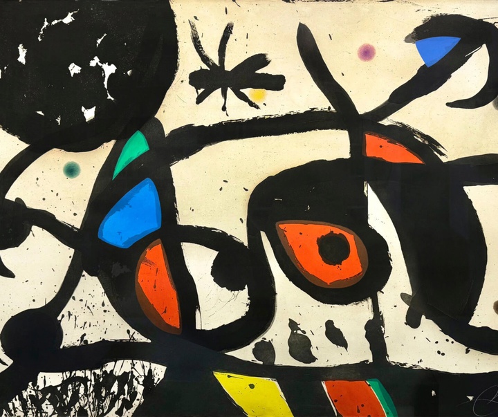 گالری آثار نقاشی خوان میرو از اسپانیا