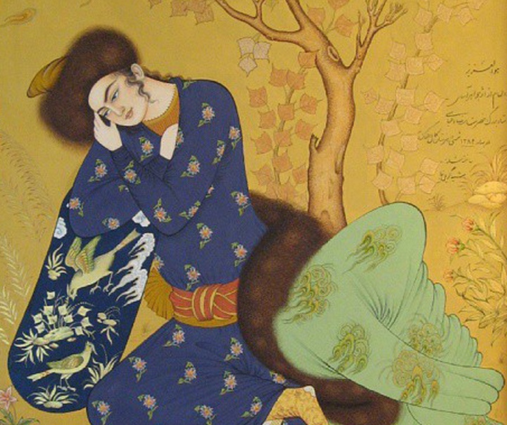 گالری آثار نگارگری شیدا گرایلی از ایران