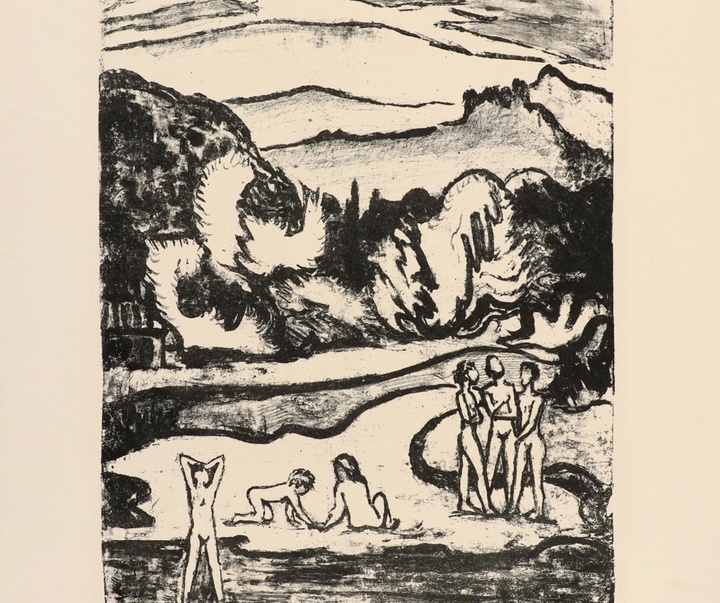 گالری آثار چاپ و گرافیک اریش هکل از آلمان