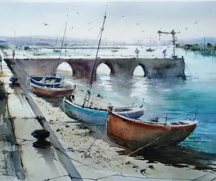 گالری نقاشی های آبرنگ ژوا کابرال از پرتغال