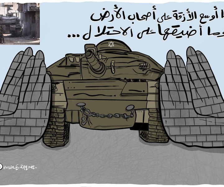 گالری آثار تصویرسازی حسین زقوت از فلسطین