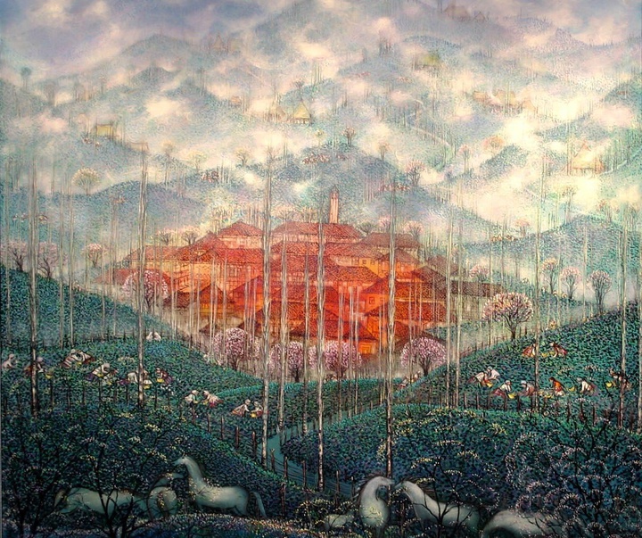 گالری نقاشی های حسین محجوبی از ایران