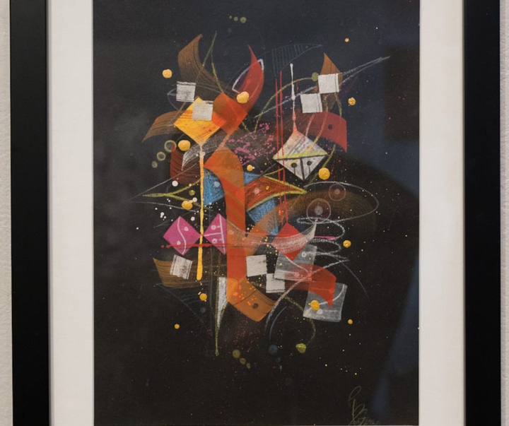 گالری آثار کالیگرافی محمد زمان از آمریکا