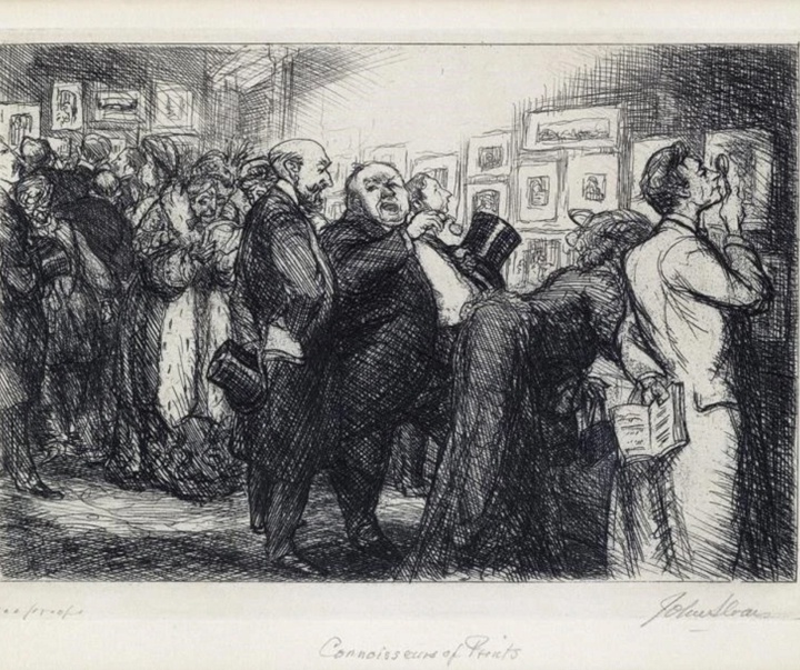 گالری تصویرسازی‌های جان اسلون از آمریکا